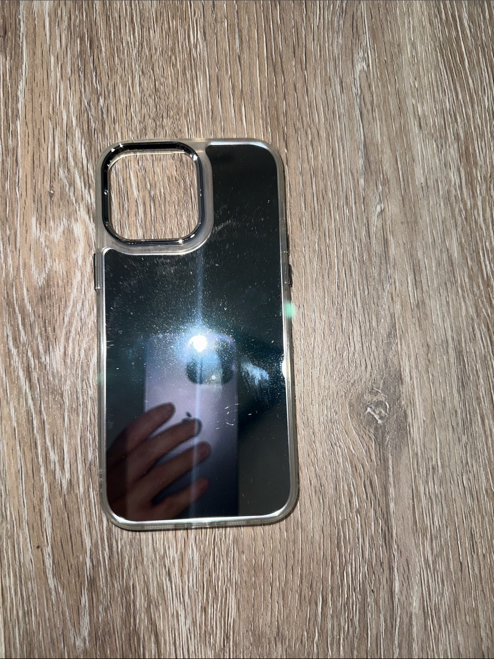 Clear Black Mirror Phone Case - iPhone 14 Pro Max